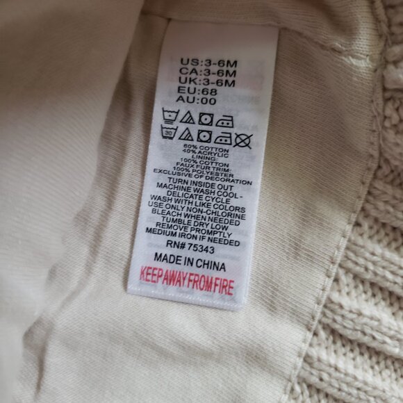 Cupcakes & Cashmere knit dress 12 mths - Picture 7 of 7